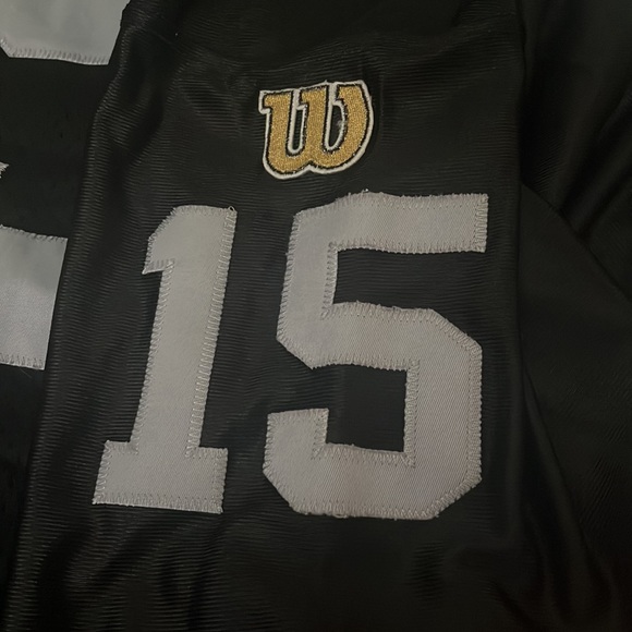 Wilson Jeff Hostetler #15 Oakland raiders jersey size 48 - Picture 2 of 5
